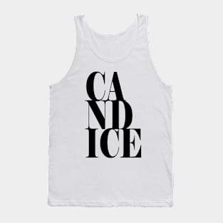 Candice Girls Name Bold Font Tank Top